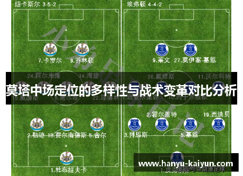 莫塔中场定位的多样性与战术变革对比分析