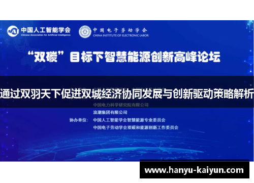 通过双羽天下促进双城经济协同发展与创新驱动策略解析