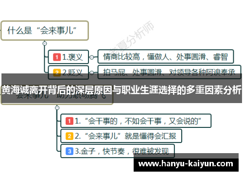 黄海诚离开背后的深层原因与职业生涯选择的多重因素分析